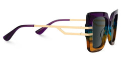 Designer Poutine Sunglasses in Mixed-Materials Full-frame
