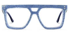 Rubin Denim Glasses, Blue Jean Frame Eyeglasses