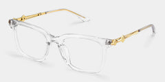 Reese clear glasses with gold rims Online | ZEELOOL