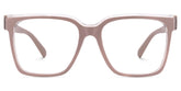 Square Renea Pink Glasses deals -Zeelool Glasses