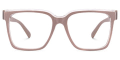 Square Renea Pink Glasses deals -Zeelool Glasses