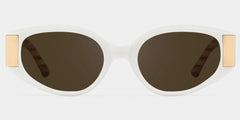 Havana white Frame Polarized Sunglasses with cat-eye Style Online | ZEELOOL