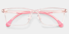 Sunny Rectangle Pink Frame Eyeglasses for Tween