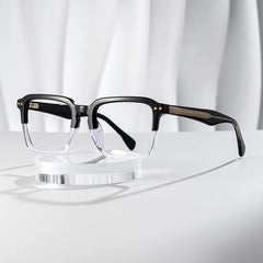 Vickerie Thin Black Clear Glasses in Square Design | Zeelool