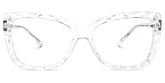 Edna Cateye Clear Frame Glasses | Zeelool Optical