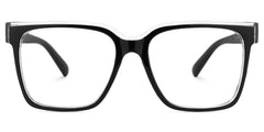 Square Renea Black Glasses deals -Zeelool Glasses