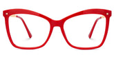 Isaebella Butterfly Red Eyeglasses and Thin Frames