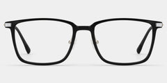 Black Ivonne Rectangle Frame Eyeglasses | Zeelool