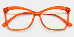 Isaebella Butterfly Orange Eyeglasses and Glasses Frame