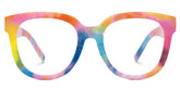 Rainbow Square Frame Glasses - Harrell on Sale | Zeelool