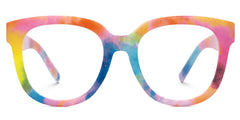 Rainbow Square Frame Glasses - Harrell on Sale | Zeelool
