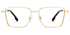 Men's Metal Eyeglasses Frames With Square Shape