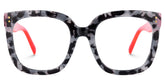 TR90 Ebony Eyeglasses, Ebony Square Glasses -Zeelool Glasses