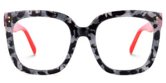 TR90 Ebony Eyeglasses, Ebony Square Glasses -Zeelool Glasses