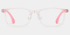 Sunny Rectangle Pink Frame Eyeglasses for Tween