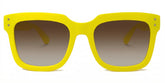 Liizbeett Square Yellow Frame Glasses | Zeelool Optical