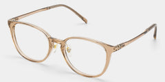 Amanda Ultra Lightweight Eyeglasses in Beige Frames | ZEELOOL