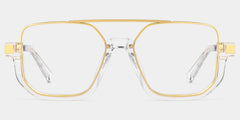 Oromiya Aviator Clear Frame Eyeglasses for Woman| ZEELOOL