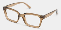 Grover Rectangle Eyeglasses and Beige Color Frames