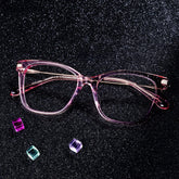 Pink Frame Eyeglasses, Butterfly Glasses