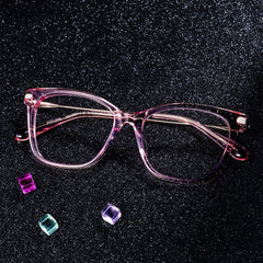 Pink Frame Eyeglasses, Butterfly Glasses