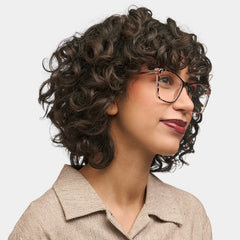 Tricee square Tortoise shell Eyeglass Frames For Women | Zeelool