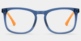 Glide Dark Blue Frame Glasses with Square Frame Online | ZEELOOL