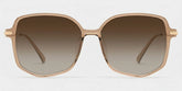 Payton Geometric Beige Frame Glasses | Zeelool Optical