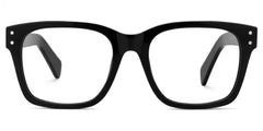 Fussell Square Black Full-Frame Glasses | Zeelool