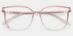 Rodz Square Pink Frame Glasses | Zeelool Optcial