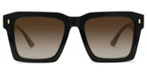 Large Square Prescription Glasses With Black Color