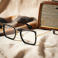 Shane Black Frame Glasses with Square Frame Online | ZEELOOL