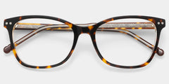 Marigold tortoise rectangle eyeglasses Online | ZEELOOL