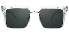 Kiana Square Clear Frame Sunglasses | Zeelool Optical