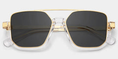 Oromiya Aviator Clear Frame Eyeglasses for Woman| ZEELOOL