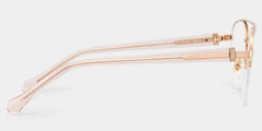 Emily Rose Gold Frame Glasses with Aviator Frame Online | ZEELOOL