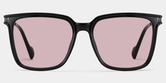 Thin Black Frame Glasses With Square Shape
