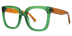 TR90 Ebony Eyeglasses, Ebony Square Glasses -Zeelool Glasses