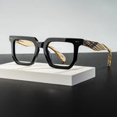 Square Black Frame Glasses - Full Frame Men's Glasses