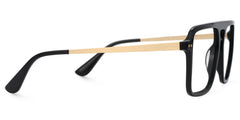 Briannie Black Aviator Prescription Glasses Online | Zeelool