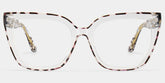 Mirta Square Tortoise Eyeglasses and Clear Frame