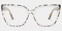 Mirta Square Tortoise Eyeglasses and Clear Frame