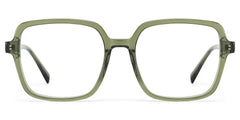 Square Green Eyeglasses- Ember Acetate Frame Glasses