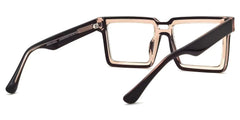 Cyberpunk Style Milian Brown-Black Frame Eyeglasses