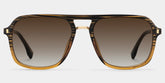 Aviator Kilworth Two-Tone Glasses deals -Zeelool Glasses