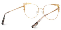 Designer Wallice Glasses in Metal Full-Frame