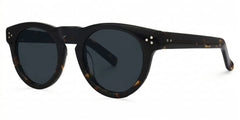 Malloy Round Black and Tortoise Eyeglasses and Frames
