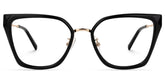 Martine Square Black Eyeglasses and Glasses Frames
