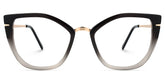 Tabrieah Cateye Gray-Black Glasses | Zeelool Glasses