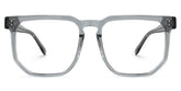 Matherne Square Clear Gray Eyeglasses | Zeelool Optical